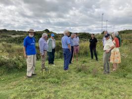 Rotary's visit to Landguard Nature Reserve